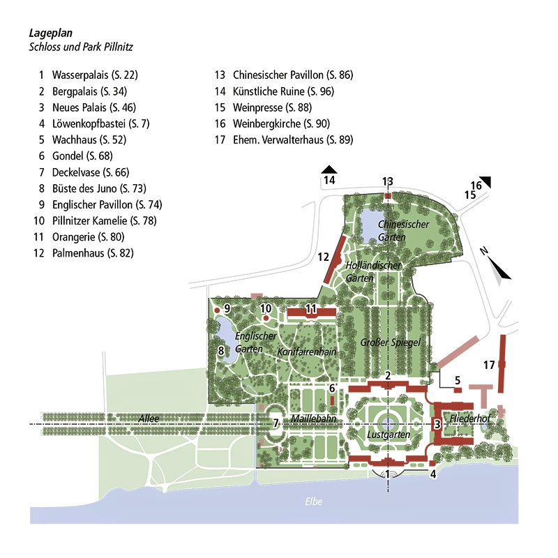 Mapa zámeckého areálu Mapa zámeckého areálu